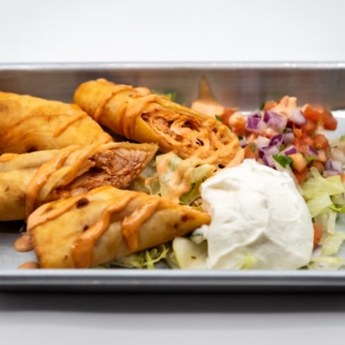 Chicken Flautas.